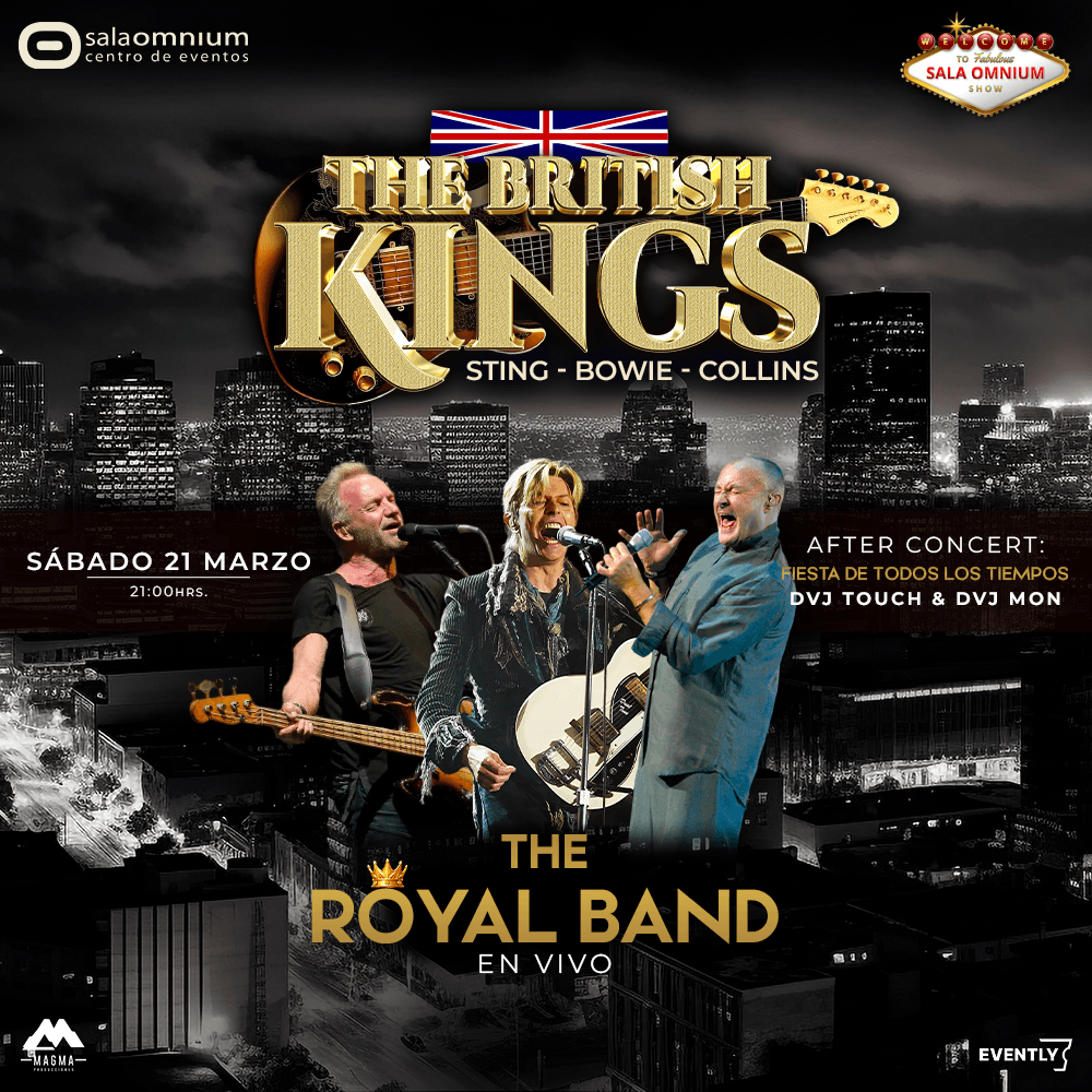 THE BRITISH KINGS ✨ & The Royal Band 🎶 ★ David Bowie ★ Sting ★ Phil Collins image}
